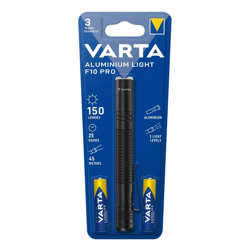 Varta 16606101421 - Lanterna LED ALUMINIUM LIGHT LED/2xAAA