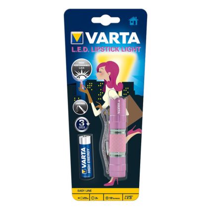 Varta 16617101421 - Lanterna LED LIPSTICK LED/1xAA