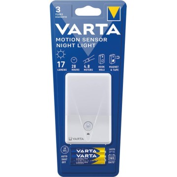 Varta 16624101421 - Iluminação noturna LED com sensor NIGHT LIGHT LED/3xAAA