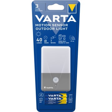 Varta 16634101421 - Lanterna de campismo LED com sensor LED/3xAAA IP44