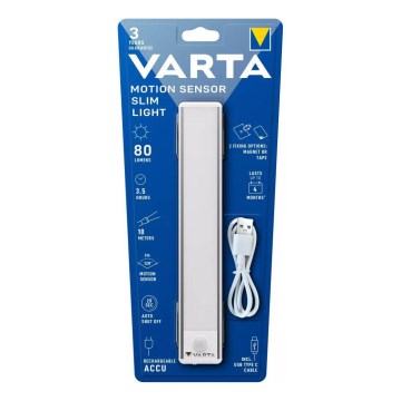 Varta 17624101401 - Iluminação LED para móveis com sensor de movimento LED/5V