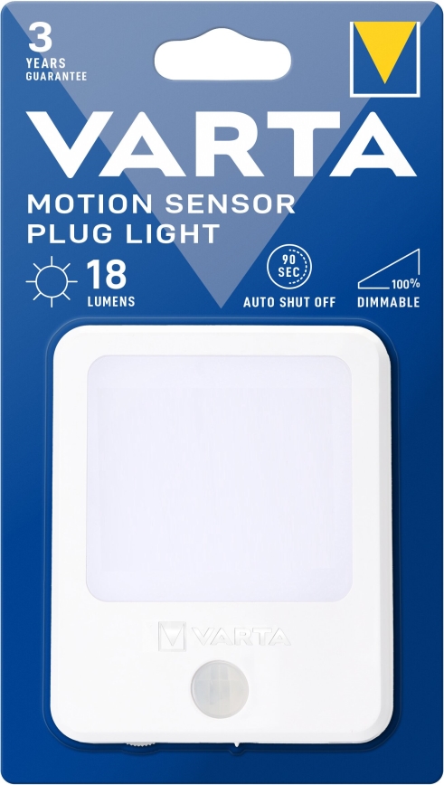Varta 18624101401 - Iluminação de campismo noturna LED com sensor LED/230V