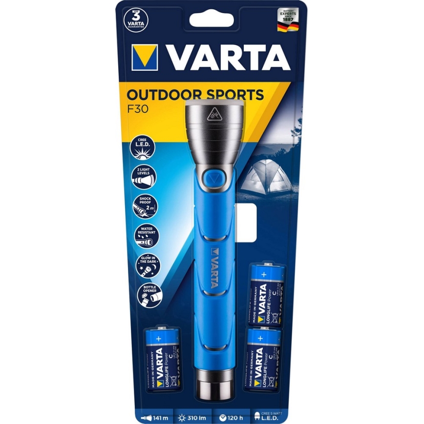VARTA 18629 - Lanterna LED LED/5W/3xC