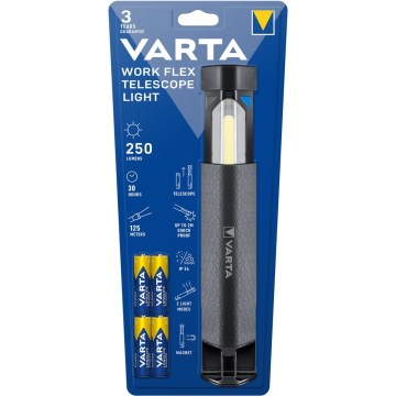 Varta 18646101421 - Lanterna LED WORK FLEX LED/4xAA IP54