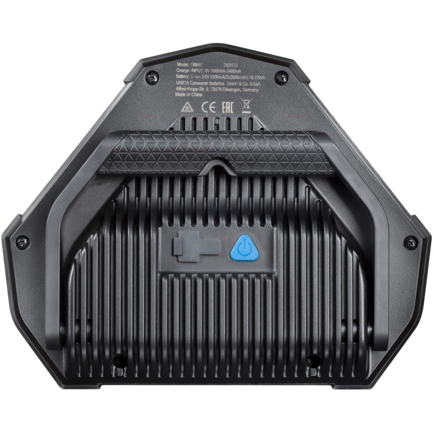 Varta 18647101401 - Lanterna portátil LED WORK FLEX LED/12W/5V 5200mAh IP54