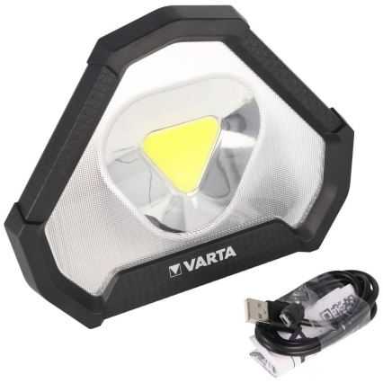 Varta 18647101401 - Lanterna portátil LED WORK FLEX LED/12W/5V 5200mAh IP54