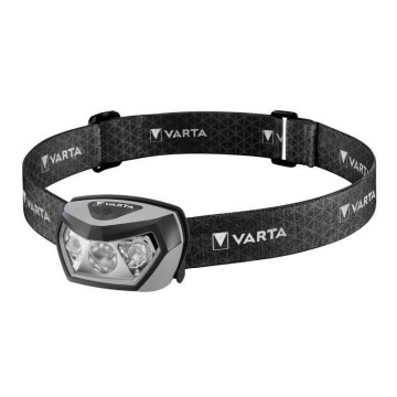 Varta 18650101401 - Luz de cabeça regulável LED com carregamento sem fios OUTDOOR SPORTS LED/5V 1800mAh IPX7
