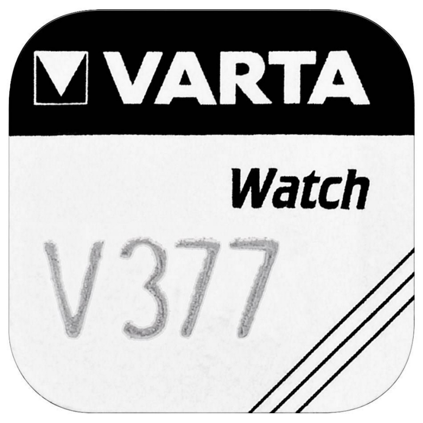 Varta 3771 - 1 pçs pilha de botão de óxido de prata V377 1,5V