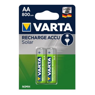 Varta 56736 - 2 pçs Pilha recarregável SOLAR ACCU AA NiMH/800mAh/1,2V