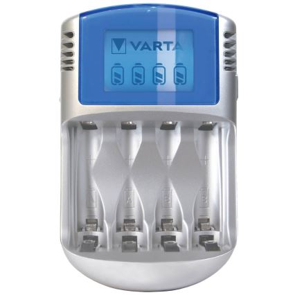 Varta 57070201451 - LCD Carregador de pilhas 4xAA/AAA 2600mAh 5V