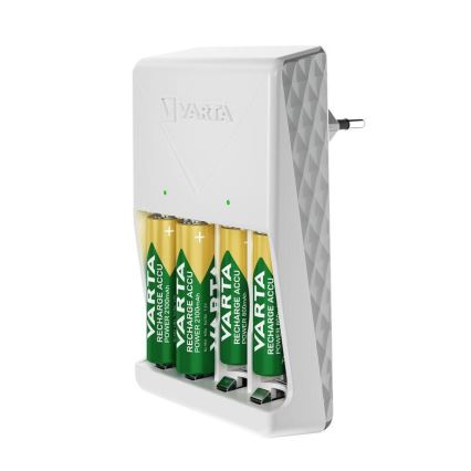 Varta 57657101451 - Carregador de pilhas 4xAA/AAA 2100mAh 230V