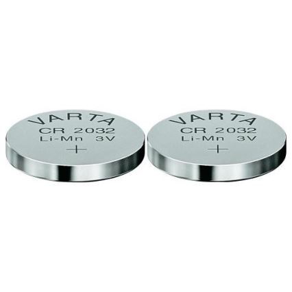 Varta 6032101402 - 2 pçs Célula de botão de lítio ELECTRONICS CR2032 3V