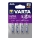 Varta 6103301404 - 4 pçs Célula de lítio ULTRA AAA 1,5V