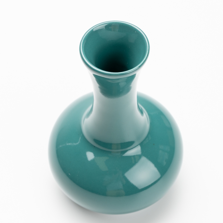 Vaso Alena escuro turquesa
