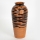 Vaso cerâmico 28,8x13,5 cm tijolo/preto