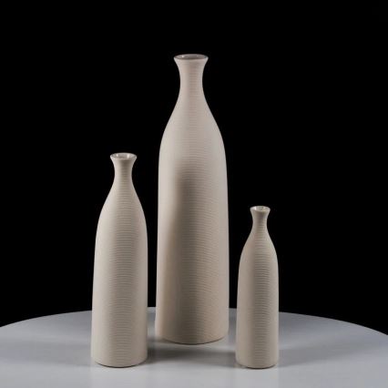 Vaso de cerâmica 33 cm branco