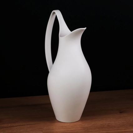 Vaso de cerâmica 33x17x19 cm branco