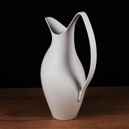 Vaso de cerâmica 33x17x19 cm branco