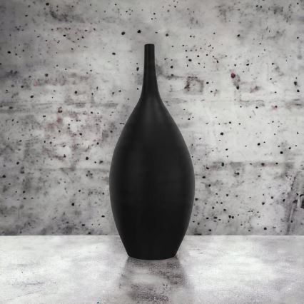 Vaso de cerâmica 47 cm, preto