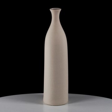 Vaso de cerâmica branco 46 cm