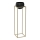 Vaso de metal para plantas 111,3x29 cm dourado