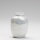 Vaso de porcelana  12,5x9 cm perolado branco
