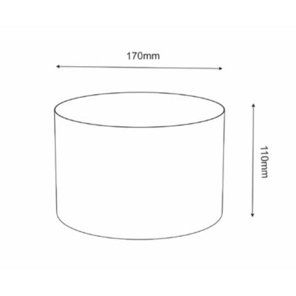 Vaso para flores 11x17 cm dourado