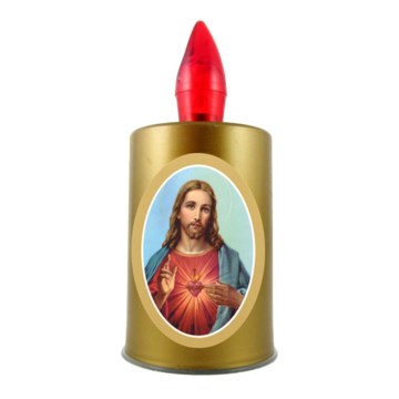 Vela de cemitério LED LED/2xAA