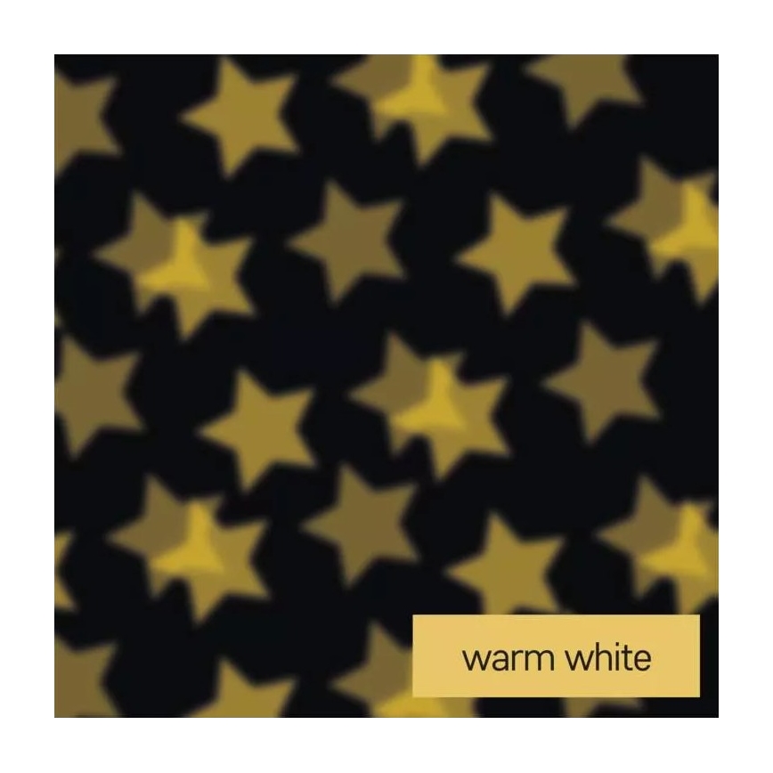 Vela de Natal LED LED/3xAAA estrelas branco quente