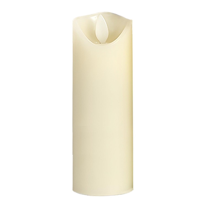 Vela LED LED/2xAA branco quente 20 cm