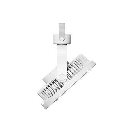 Ventilador de mesa recarregável com iluminação LED 8W/3,7V 2400 mAh branco
