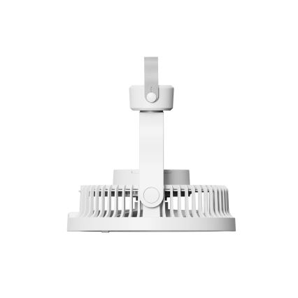 Ventilador de mesa recarregável com iluminação LED 8W/3,7V 2400 mAh branco