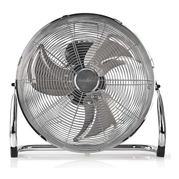 Ventilador de piso 80W/230V cromo brillante