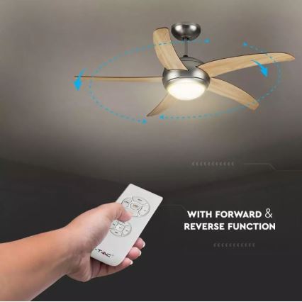 Ventilador de teto 2xE27/20W/230V diâmetro 132 cm + controlo remoto