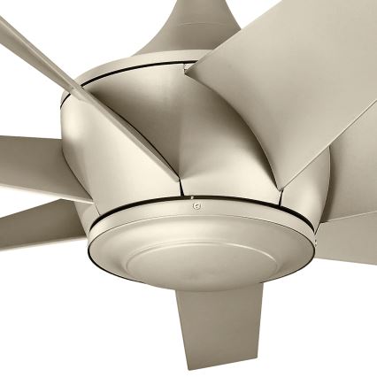 Kichler - Ventilador de teto LEHR IP44 diâmetro 137 cm + controlo remoto