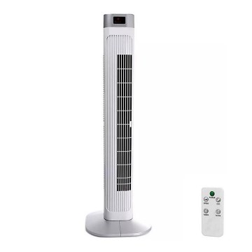 Ventilador de torre com indicador de temperatura e comando  55W/230V