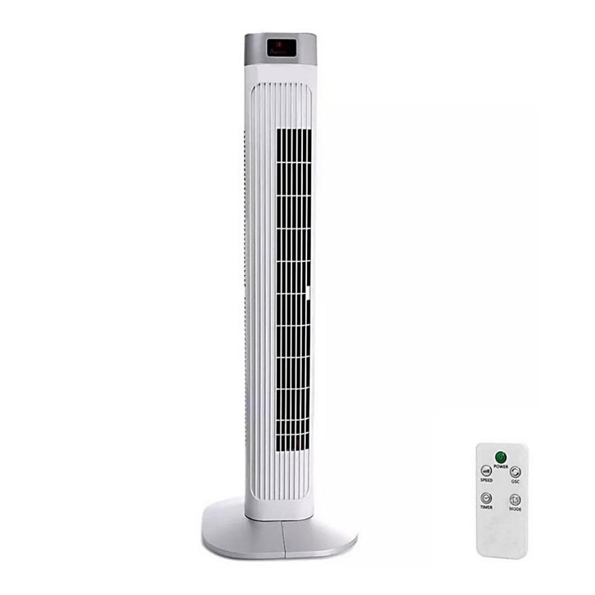 Ventilador de torre com indicador de temperatura e comando  55W/230V