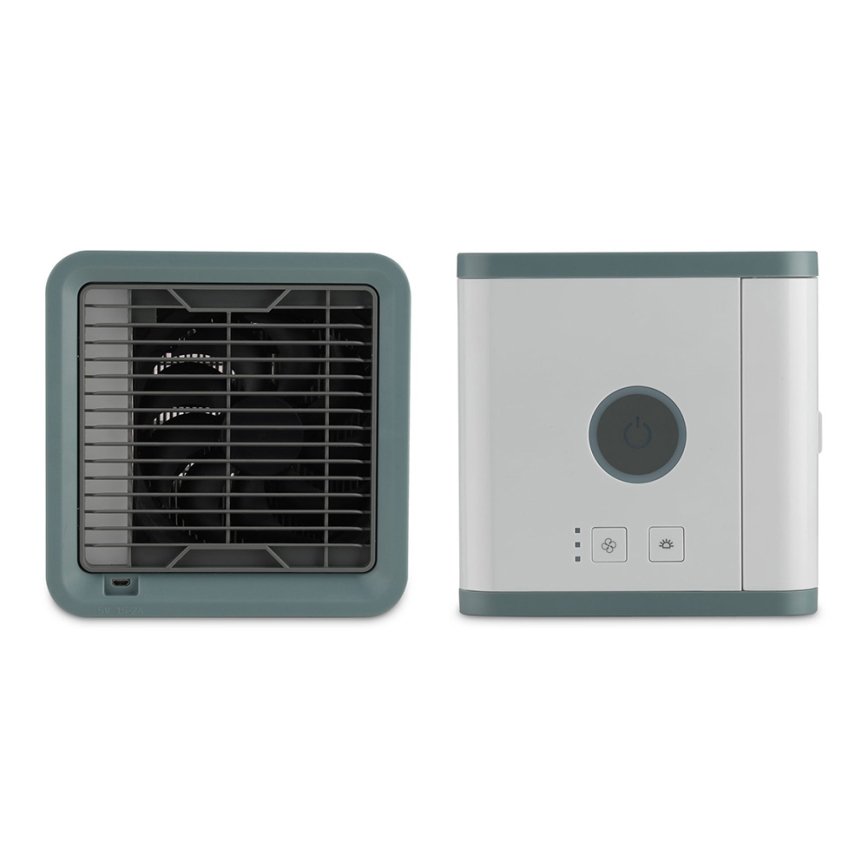 Ventilador portátil com refrigeração