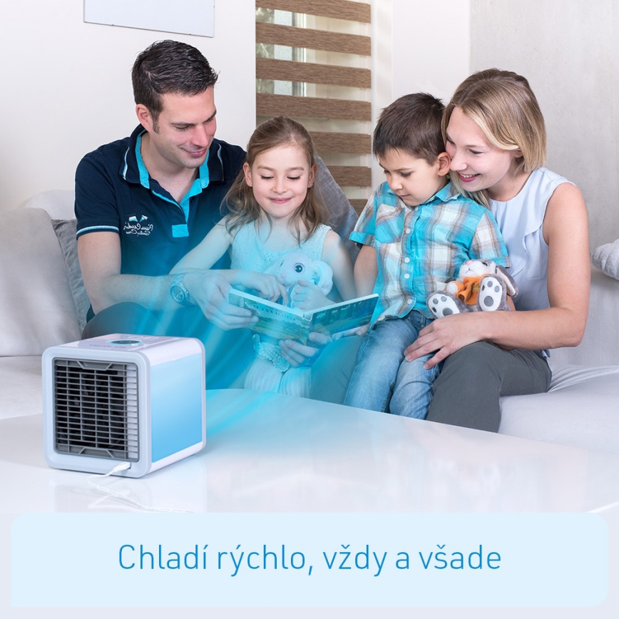 Ventilador portátil com refrigeração