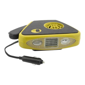 Ventoinha com aquecimento e iluminação LED 3em1 158W/12Vc