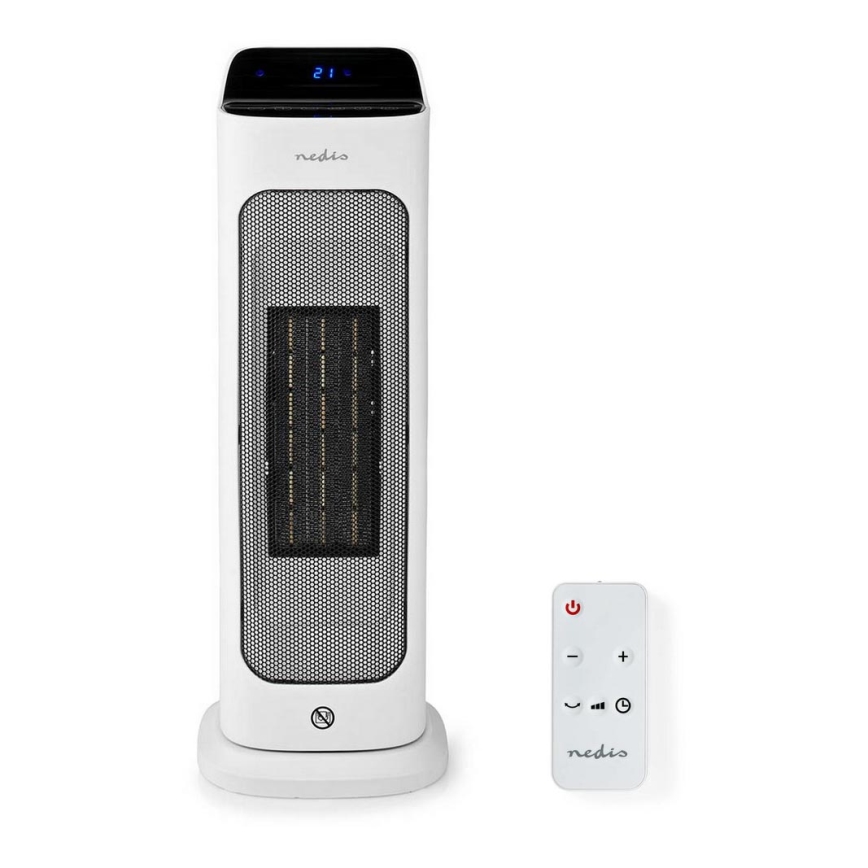 Ventoinha com elemento de aquecimento cerâmico 1400/2000W/230V + controlo remoto