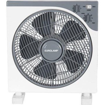 Ventoinha de chão 45W/230V diâmetro 37 cm branco/cinzento