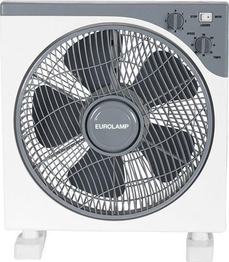 Ventoinha de chão 45W/230V diâmetro 37 cm branco/cinzento
