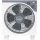 Ventoinha de chão 45W/230V diâmetro 37 cm branco/cinzento