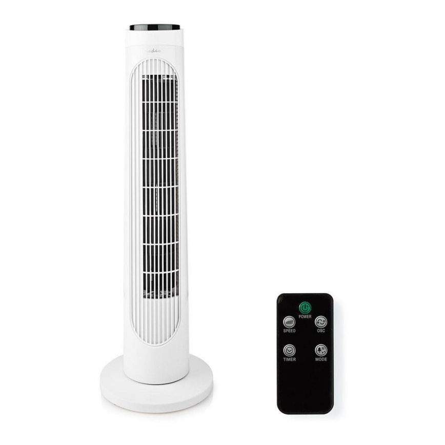 Ventoinha de chão 50W/230V branco + comando