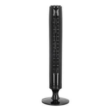 Ventoinha de chão LISSE 45W/230V 91,4 cm preto + comando