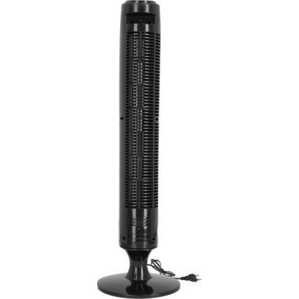 Ventoinha de chão LISSE 45W/230V 91,4 cm preto + comando