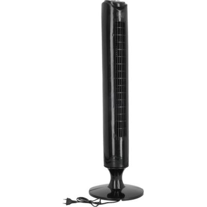 Ventoinha de chão LISSE 45W/230V 91,4 cm preto + comando