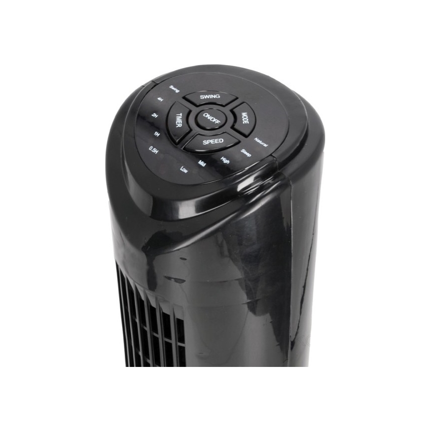 Ventoinha de chão LISSE 45W/230V 91,4 cm preto + comando