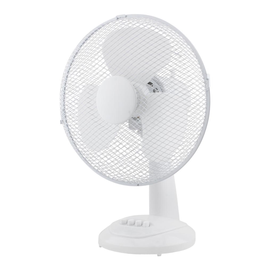 Ventoinha de mesa 30cm, branco, 3 velocidades, 40W
